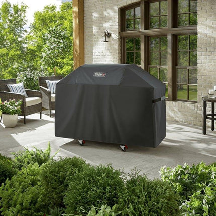 Weber 7757 Genesis 300 Series Prem Grill Cover, Black