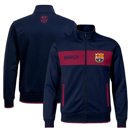 Icon Sports UEFA Champions League – Veste de survêtement décontractée officielle à fermeture éclair intégrale pour garçon, Top jeune club de football mondial
