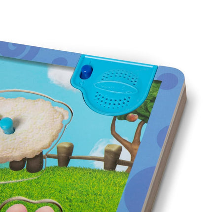 Melissa & Doug Blue's Clues & You! Wooden Sound Puzzle - Musical Farm (6 Pieces)