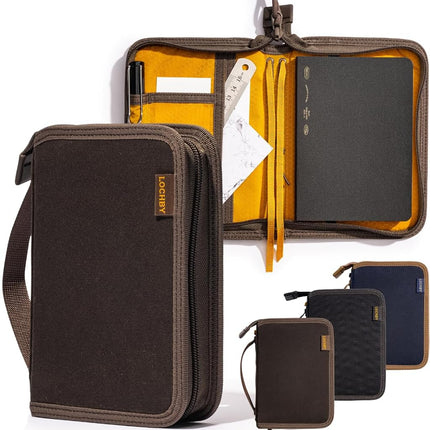 LOCHBY® Field Folio A6 | Zippered Notebook Cover |