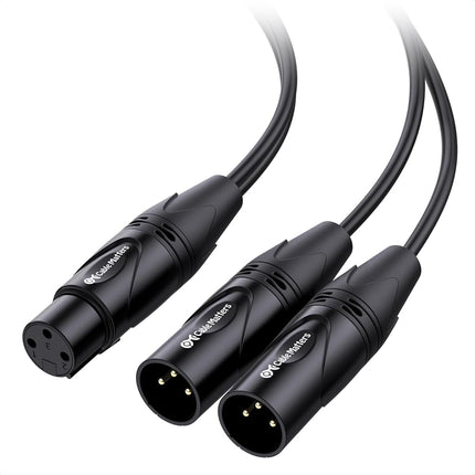 Cable Matters 2-Pack XLR Splitter Cable, Female to