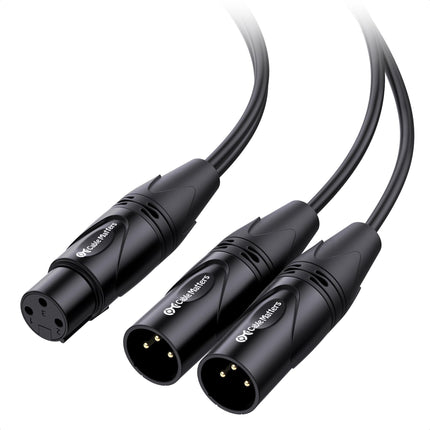 Cable Matters XLR Splitter Cable, Female to 2 Male
