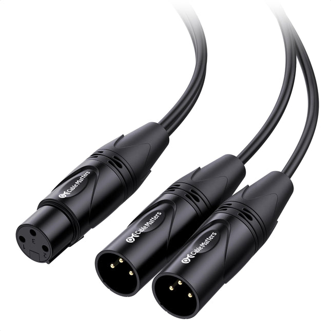 Cable Matters XLR Splitter Cable, Female to 2 Male