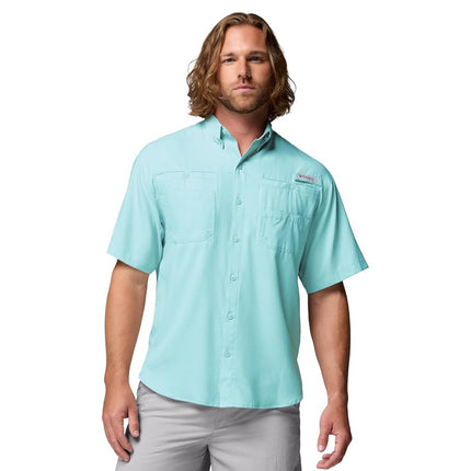 Chemise manches courtes Tamiami II grande taille pour homme Columbia, Gulf Stream, 2TG, Gulf Stream, 2XT