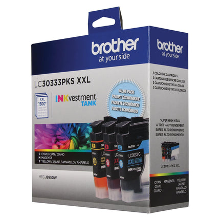 BROTHER LC30333PKS ink cartridge Original Cyan,Magenta,Yellow Multipack 1 pc(s)