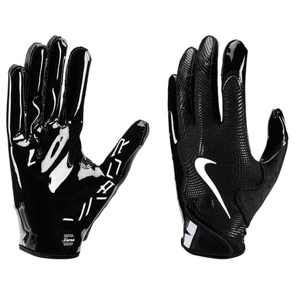Nike Vapor Jet 8.0 Football Gloves (Black/Black/Black/White, XXX-Large)