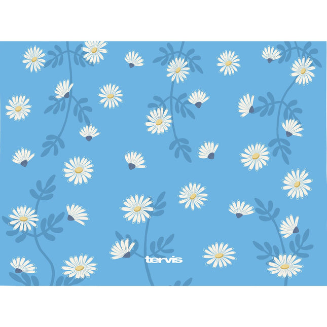 Vaso de viaje Tervis Skyfall Daisies doble pared con aislamiento, hecho en EE. UU., mantiene las bebidas frías y calientes, 710 ml, Clásico