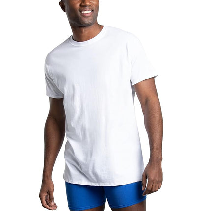 Fruit of the Loom Men's Stay Tucked Crew T Shirt, 