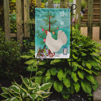 Caroline's Treasures BB9207GF Leghorn Chicken Christmas Flag Garden Size, Small, multicolor