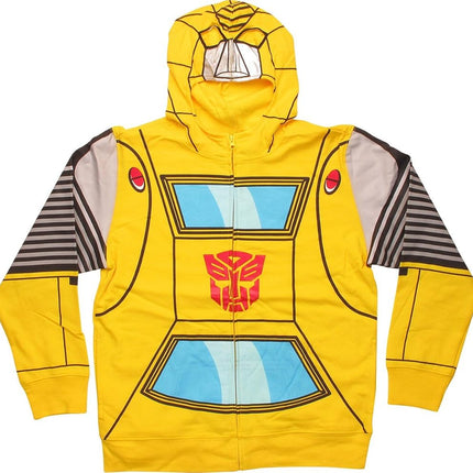 Transformers Boys' Bumblebee Character Hoodies, Yellow, Large/ 14/16