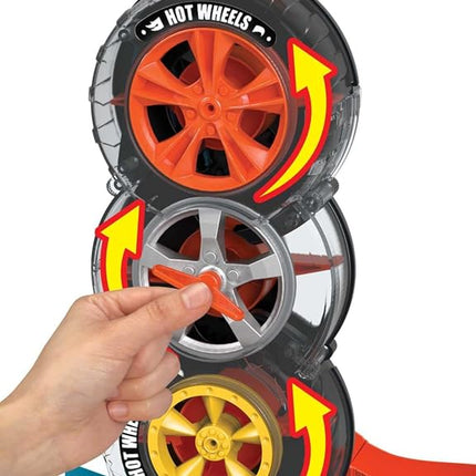 Hot Wheels City Super Twist Tire Shop Playset & Toy Car