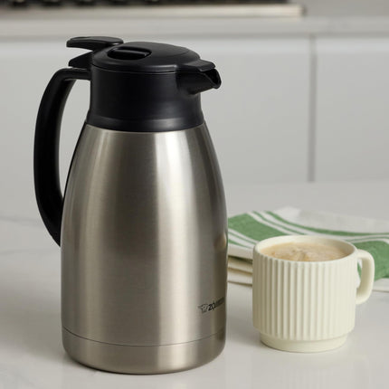 Zojirushi SH-HC15XA Carafe isotherme en acier inoxydable, 1,5 litre, Inox