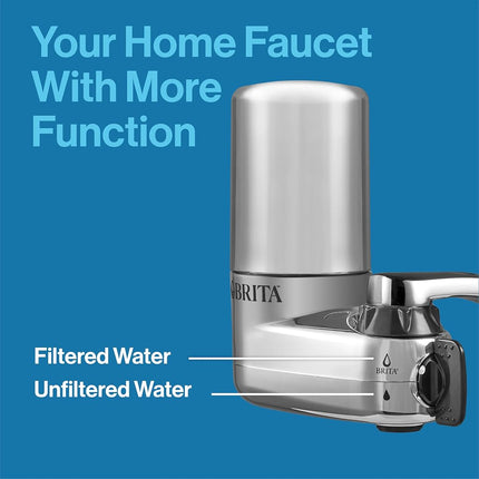 Brita 42618 Brita On Tap Replacement Filter (Chrome) (Packaging May Vary)
