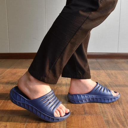 KUAILU Mens Recovery Sandals Sport Comfort Arch Support Cushion Athletic Slides Orthotic Plantar Fasciitis