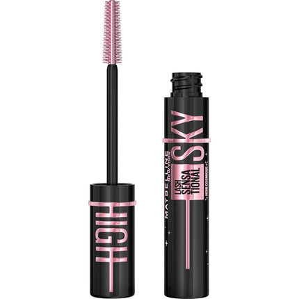 Maybelline Lash Sensational Sky High Washable Mascara Makeup, Volumizing, Lengthening, Defining, Curling, Multiplying, Buildable Formula, Cosmic Black 7.2ml