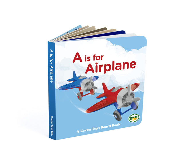 Avión y libro de cartón Green Toys