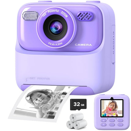 Upgrade Kids Camera Instant Print for Boys and Gir