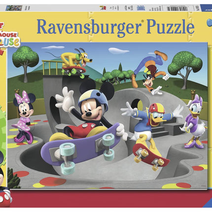 Ravensburger 10923 - Disney Mickey Mouse: At the Skatepark - 100 pieces children's jigsaw puzzle with extra large pieces