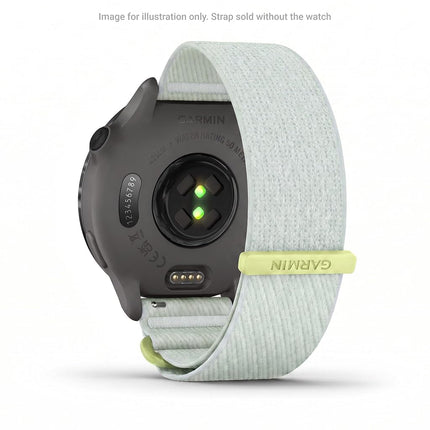 Garmin 20mm Quick Release ComfortFit fabric bands, Original accessory, Compatible with a range of Garmin smartwatches, Citron/Cloud Blue