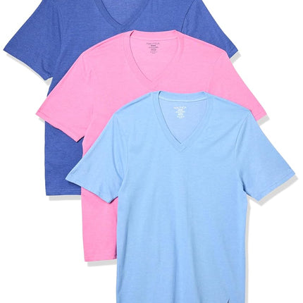 Nautica Men's 3-Pack Heathered V-Neck T-Shirt, Dut