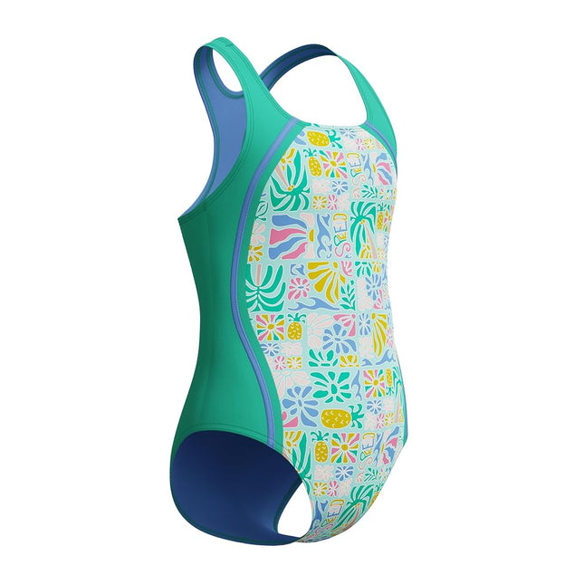 Speedo Girls Printed Sport Splice
