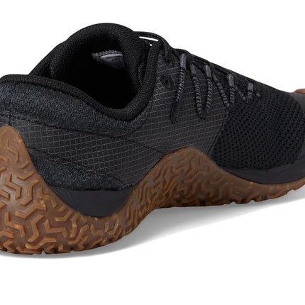 Merrell Men's Trail Glove 7 Sneaker, Black/Gum, 7.5 UK