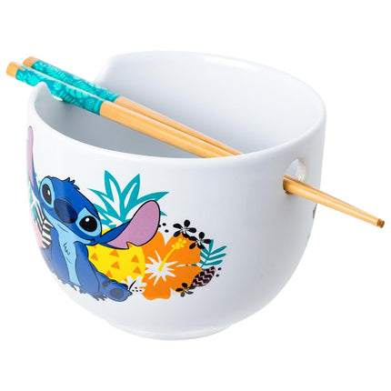 Silver Buffalo Lilo and Stitch Tropical Flowers Si