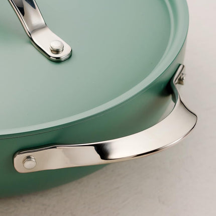 Tramontina All-in-One Plus Pan 5-Qt Ceramic Non Stick Pan with Lid, Green