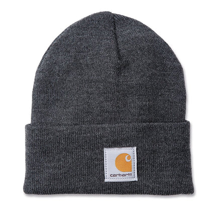Carhartt Men's Knit Cuffed Beanie, Coal Heather, O