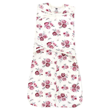 Hudson Baby Saco de dormir convertible de muselina unisex para bebé, Rosa, 3-9 meses