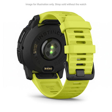 Garmin 26mm QuickFit watch band, Silicone, Amp Yellow