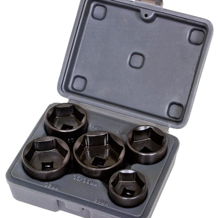 Lisle 13300 5-Piece Filter Socket Set
