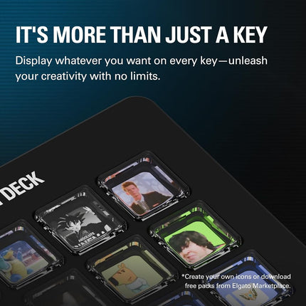 Elgato Stream Deck Scissor Keys Workflow Controller