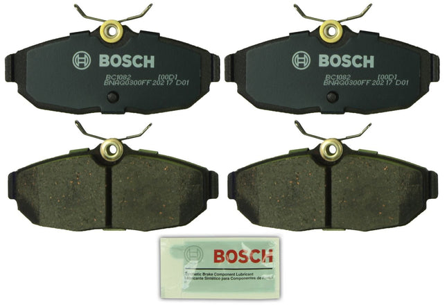 BOSCH BC1082 QuietCast Premium Ceramic Disc Brake Pad Set - Compatible with Select Avanti; Ford Mustang; REAR