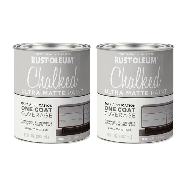 Rust-Oleum Aged Gray Chalked All-in-One Ultra Matt