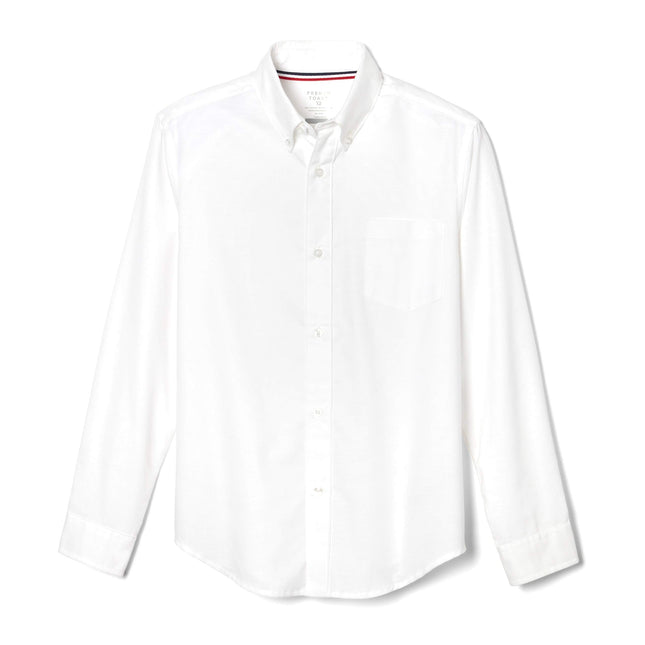French Toast Boys' Long Sleeve Oxford Dress Shirt,
