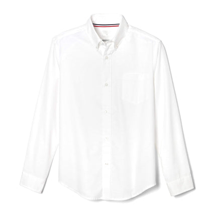 French Toast Boys' Long Sleeve Oxford Shirt (Stand