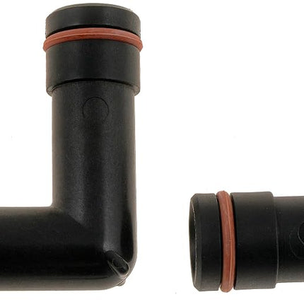 Dorman 47065 Heater Hose Fittings With O-Rings - Plastic Compatible with Select Models, 2 Pack