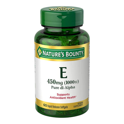 Nature's Bounty Vitamin E 1000 IU Pure dl-Alpha, 6