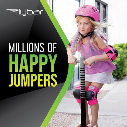 Flybar Maverick Pogo Stick for Kids Ages 5+, 40 to 80 Pounds, Perfect for Beginners, Easy Grip Handles, Anti-Slip Pegs, Outdoor Toys for Boys and Girls