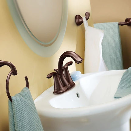 Moen YB2886ORB Eva Bathroom Towel Ring, Oil-Rubbed Bronze