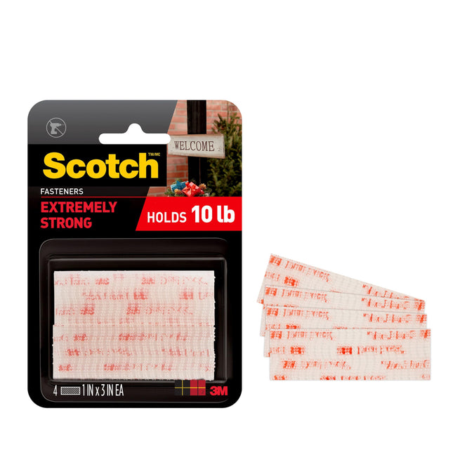 Scotch(R) All-Weather Fasteners, 2 Sets of 1 Inch 