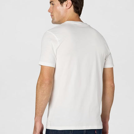 HUGO Boss Men's Print Logo Short Sleeve T-Shirt, White, XL