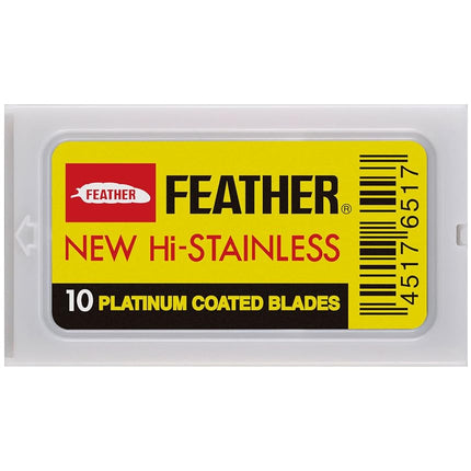 Feather 200 Razor Blades NEW Hi-stainless Double Edge