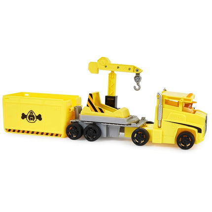 Pat' Patrouille, Les Super Chiots Au Grand Camion, Véhicule de Luxe Transformable de Ruben avec Figurine, Jouets pour Enfants à partir de 3 Ans