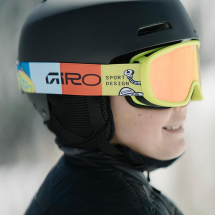 Giro Crue Kids Snow Helmet, Matte Blue, Size S (52-55.5 cm)