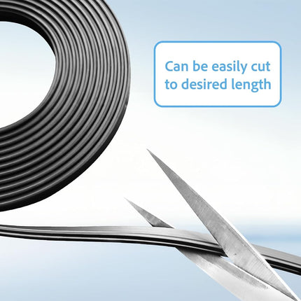 157 Feet Magnetic Strips for Shower Door Replacement - 1/8" Thick Flexible Magnet Seal for Framed/Semi-Framed Glass Doors & Shower Curtain Bottom - Strong Magnetic Door Seal