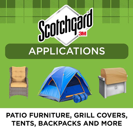 Scotchgard Heavy Duty Water Shield, Repels Water, Ideal For Outerwear, Tents, Backpacks, Canvas, Polyester And Nylon, 13 Ounces