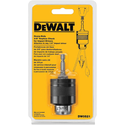 DEWALT Drill Chuck for Impact Driver, Quick Connect (DW0521)
