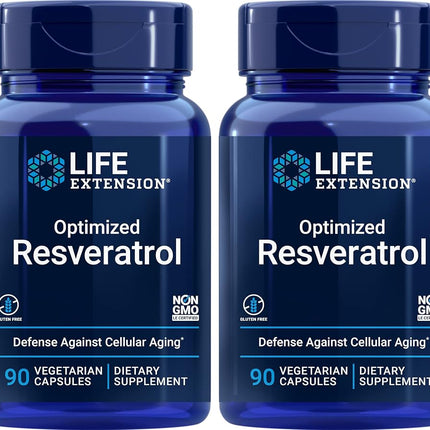 Life Extension Optimized Resveratrol, 90 Caps (Pac